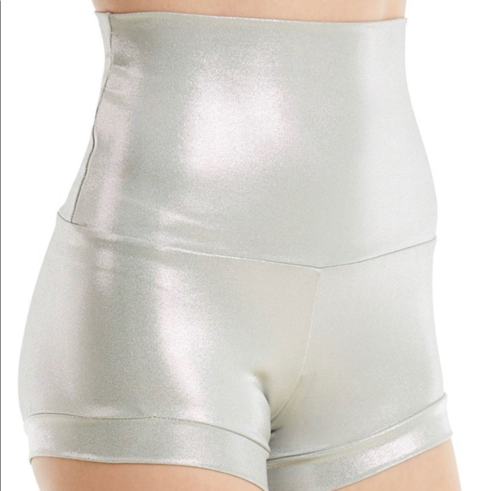 Balera High-Wasited Metallic Shorts